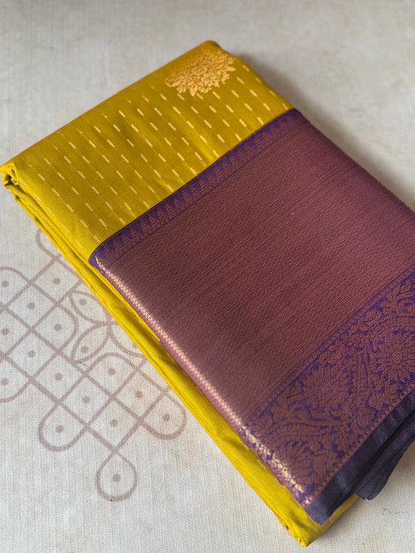 Semi Kanchi Silk Saree