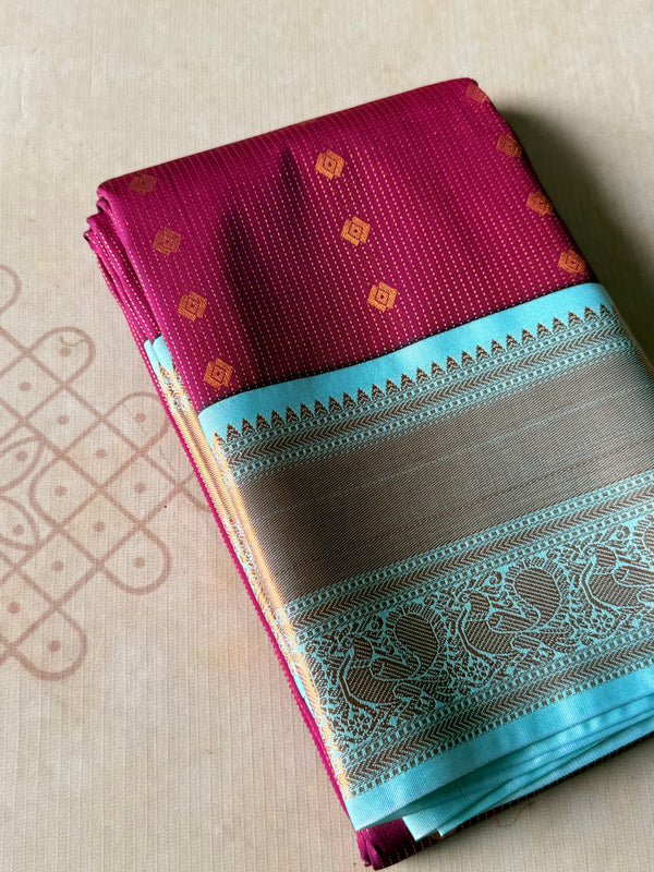Semi Kanchi Silk Saree
