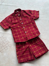 Mayuran Boys Shirt & Trouser Set — South Indian Traditional Ethnic Wear Festive Edit