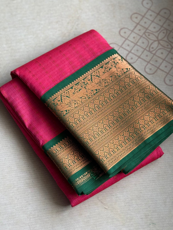 Semi Kanchi Silk Saree