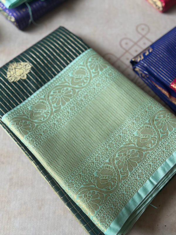 Semi Kanchi Silk Saree