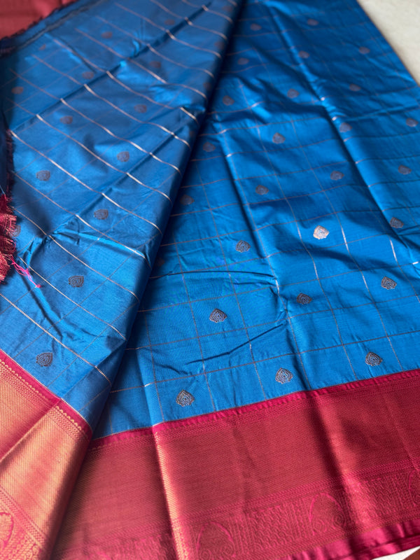 Semi Kanchi Silk Saree