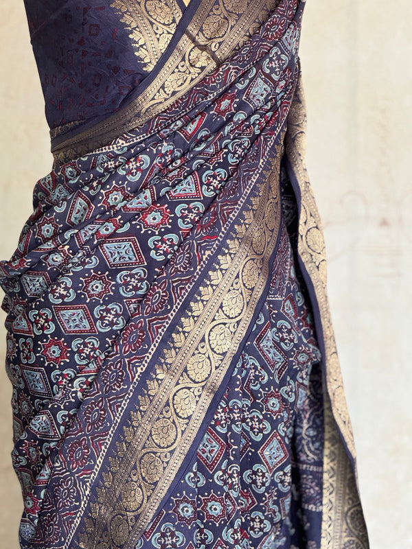 Dola Silk Zari Border Saree
