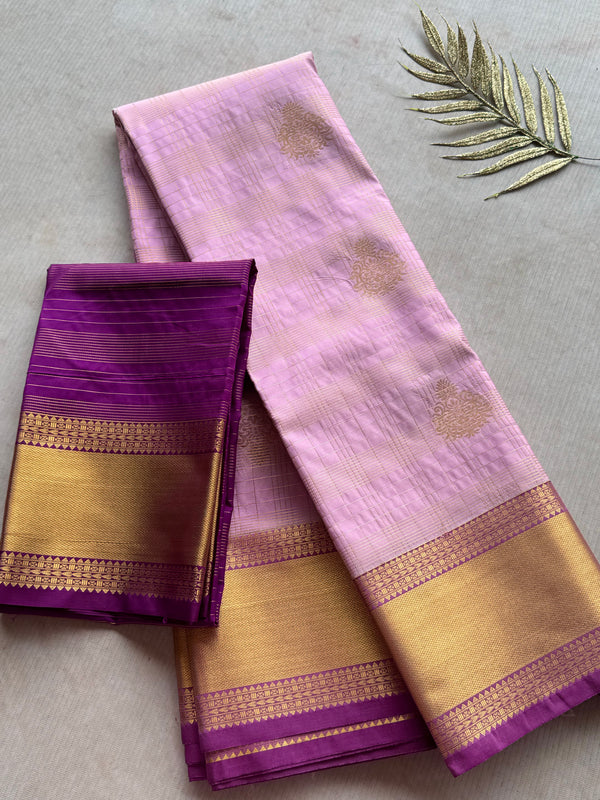 Semi Kanchi Silk Saree – Festive & Ethnic Wear
