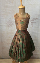 Brocade Crop Top and Skirt