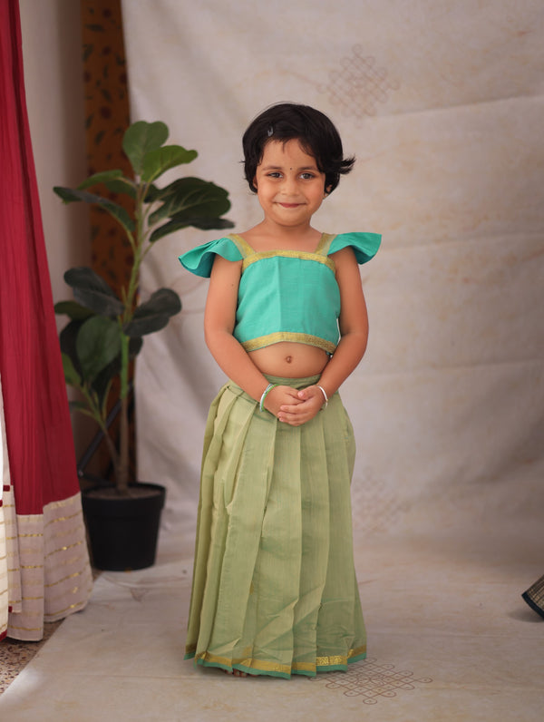 Aakriti - Crop top and skirt