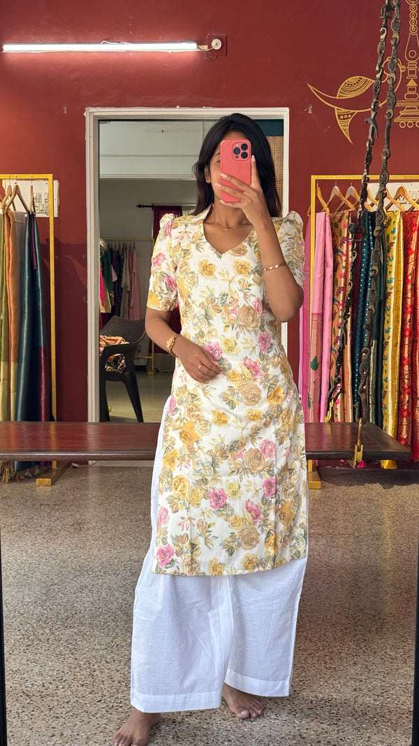 Floral Print Kurta - Express