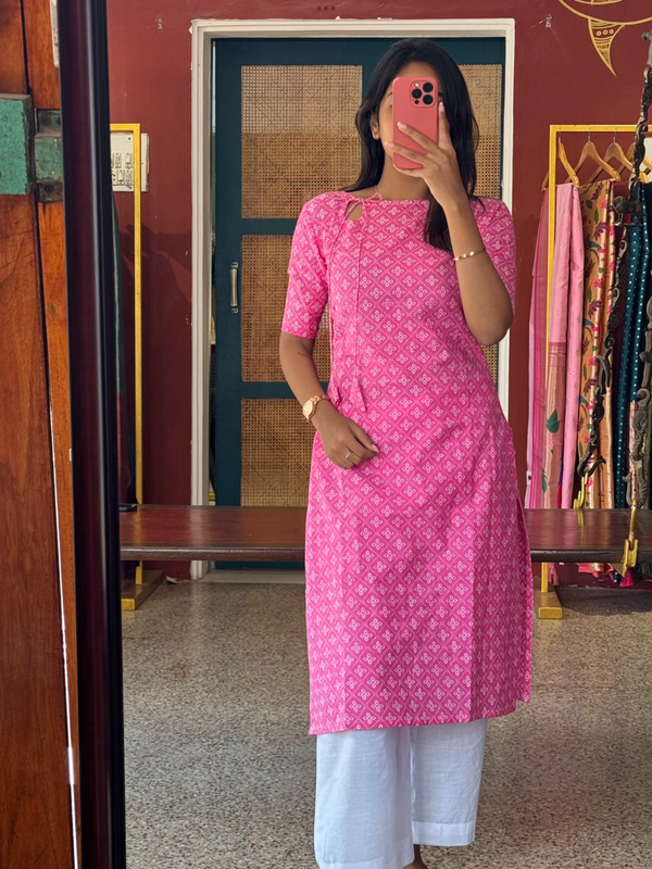 Bavana Cotton Kurta - Express