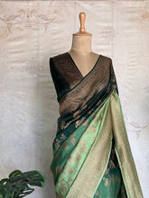 Nityasri - Ombre Khaddi Georgette Saree With Jaal Detailings