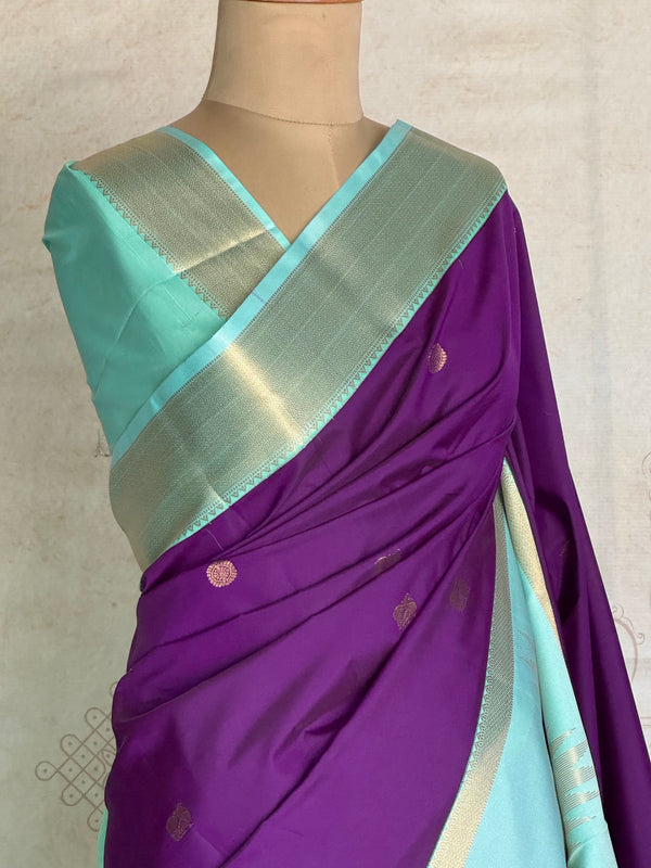Semi Kanchi Silk Saree – Festive & Ethnic Wear
