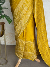 Tripti Mushru Banarasi Silk Saree – Peacock & Rani Palki Zari
