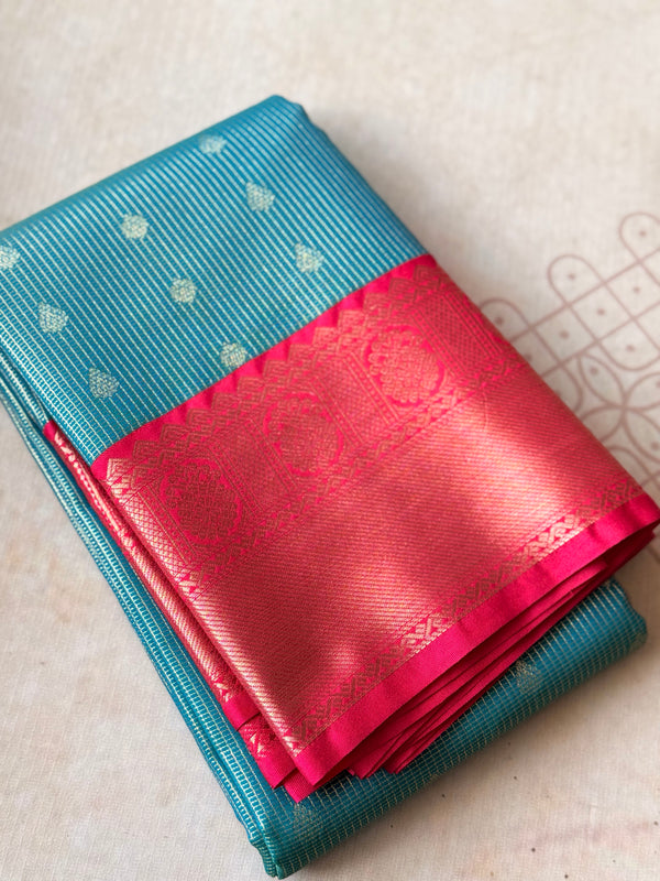 Semi Kanchi Silk Saree