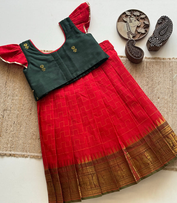 Crop top and skirt - Diwali Collection