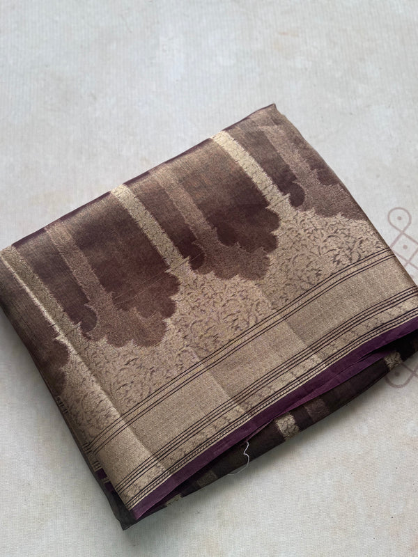 Pure Molten Gold Tissue Saree