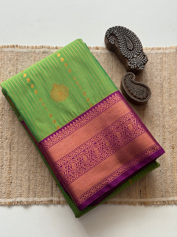 Semi Kanchi Silk Saree