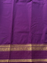 Semi Kanchi Silk Saree with Antique Gold Zari Weave