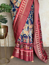 Mridula - Dola With Kalamkari Prints And Zari Border