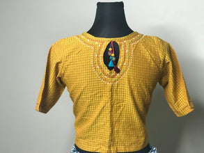 Mustard Cotton Blouse - Express