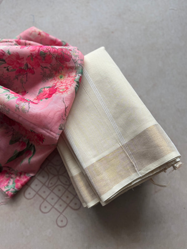 Jute Cotton Saree