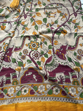 Mangalgiri Pen Kalamkari Saree