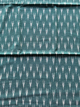 Kamazhi - Ikkat Cotton 3 Piece Suit Set – Aqua Green & Red
