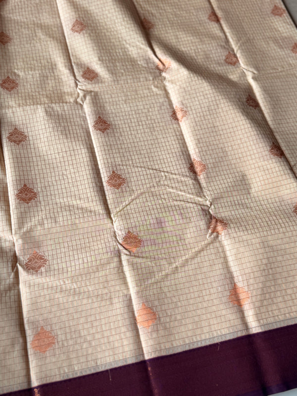 Semi Kanchi Silk Saree
