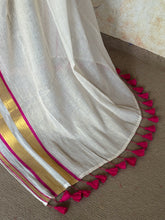 Mul Cotton Saree With Zari Accents