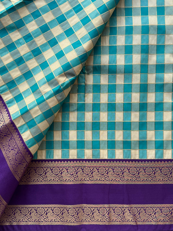 Semi Kanchi Silk Saree