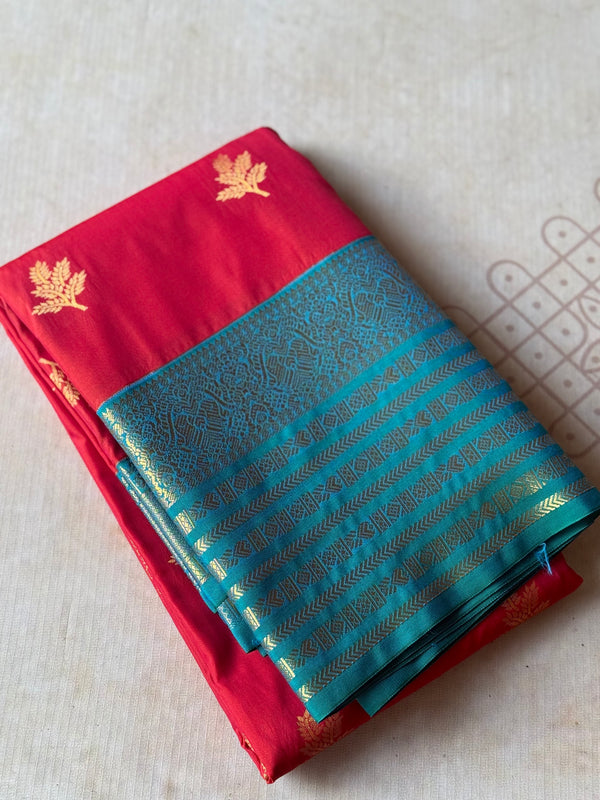 Semi Kanchi Silk Saree