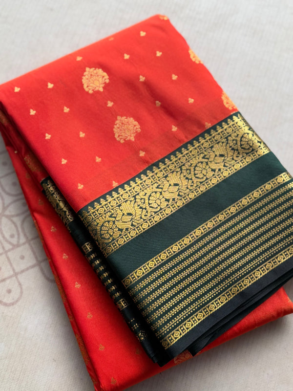 Semi Kanchi Silk Saree