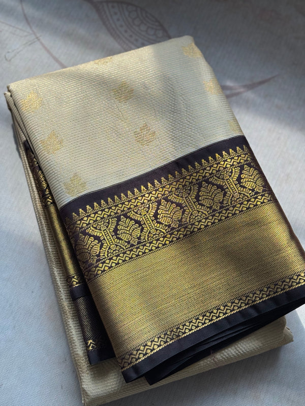 Semi Kanchi Silk Saree