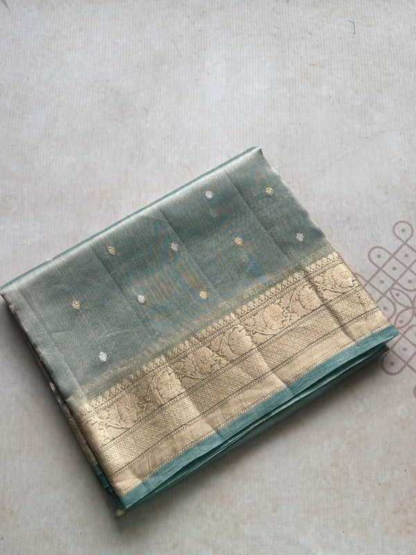 Pure Molten Gold Tissue Saree