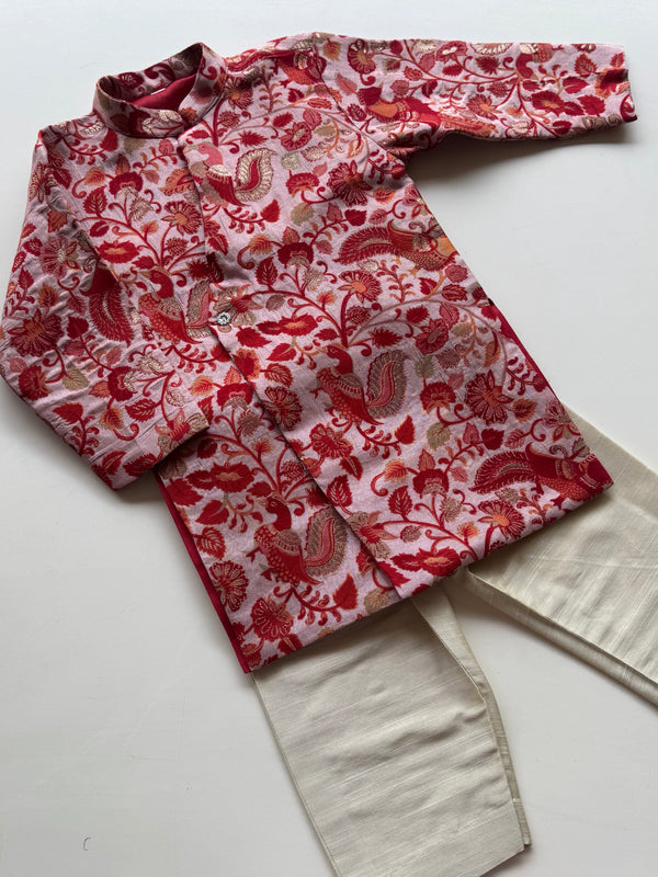 Boys - Banarasi Kalamkari Kurta Set (Festive Edit)