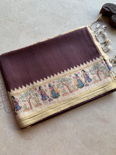 Madhubani - Hand-Painted Madhubani Inspired Tussar Saree