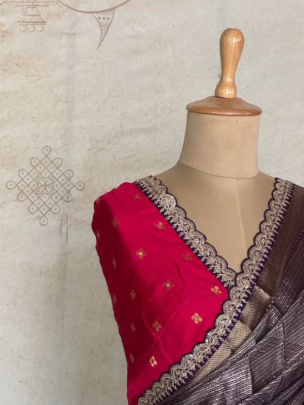 Narmada - Pure Tissue Mushru Silk Saree
