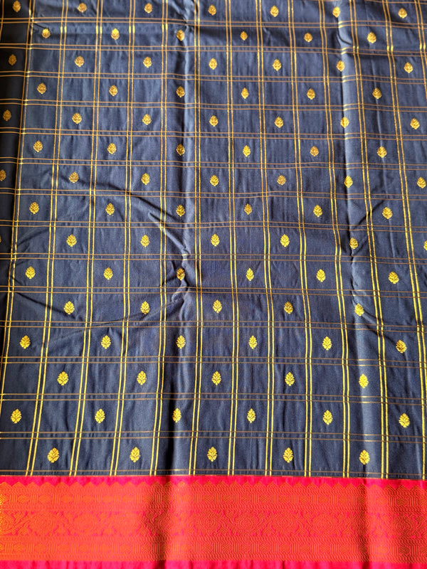 Semi Kanchi Silk Saree