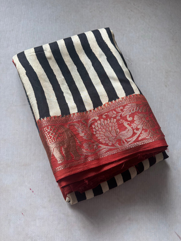 Dola Silk Zari Border Saree