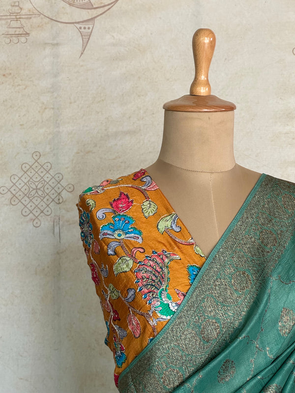 Nijaruna - Pure Matka Silk Saree With Jaal Weaving