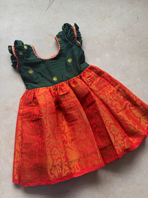 Nakshatra Kids Cotton Frock - Express