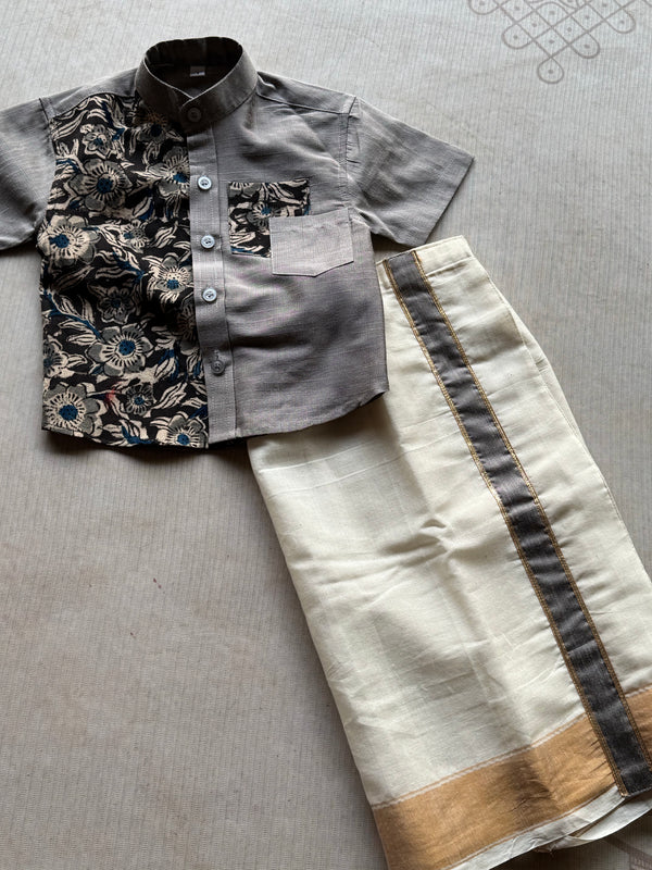 Veyon - Boys Dhoti and Shirt Onam Edit