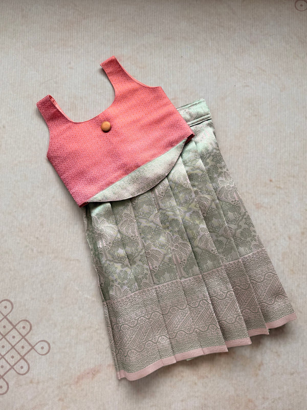Kids Corset Style Top With Skirt