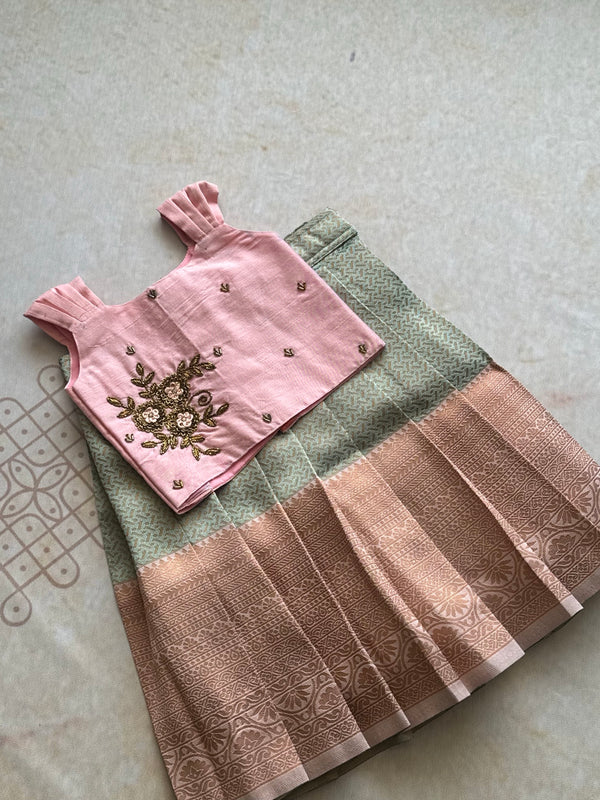 Kids Crop Top and Skirt  - Festive Styles Express