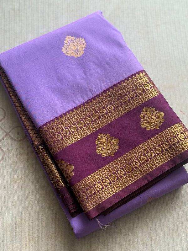 Semi Kanchi Silk Saree – Festive & Ethnic Wear