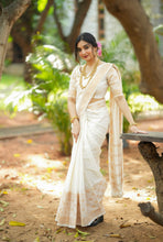 Adhya - Pure Cotton Saree | Onam Edit