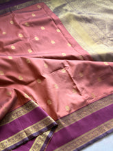 Semi Kanchi Silk Saree – Rust Orange Festive & Ethnic Wear