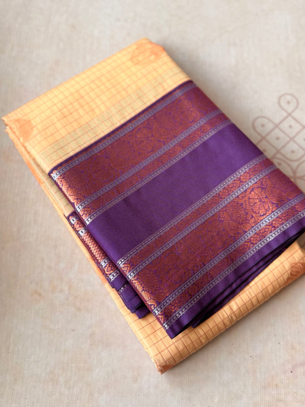 Semi Kanchi Silk Saree