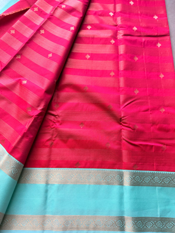 Semi Kanchi Silk Saree - Express