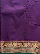 Semi Kanchi Silk Saree – Chakram & Elephant Zari Buttas