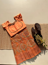 Mini Pattu Kids Crop Top and Skirt