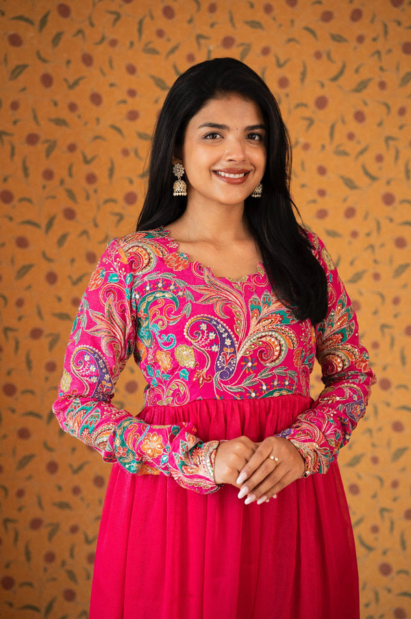 Navya - Georgette Anarkali Maxi Dress